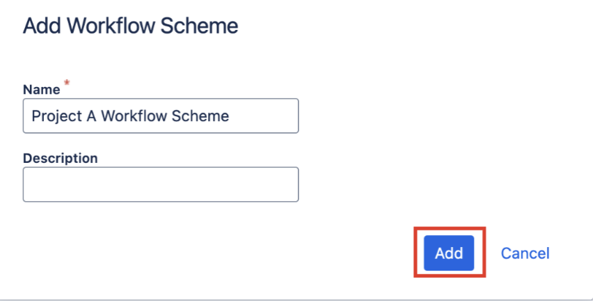 Create a Workflow Scheme